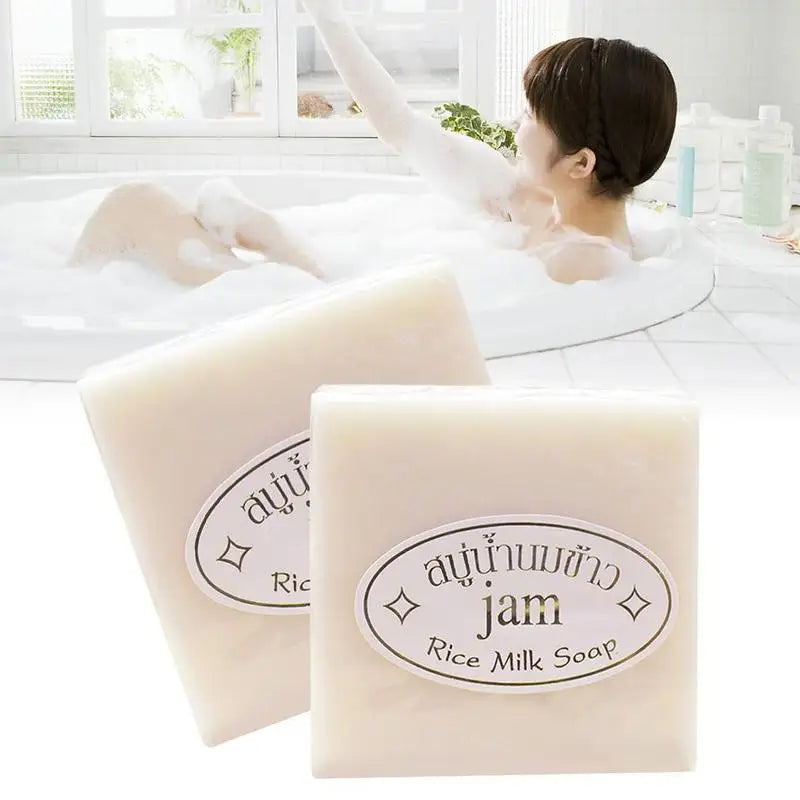 Pack de 3 Jabones de Arroz Hidratante – Limpieza Profunda y Piel Suave