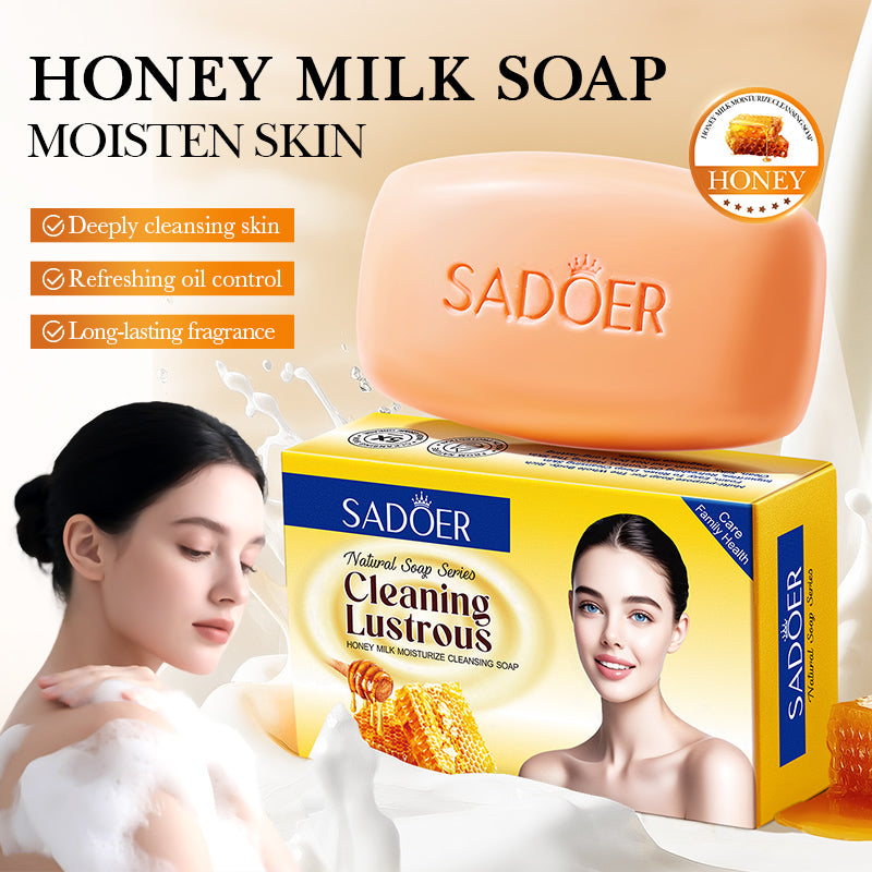 Jabón Natural de Miel y Leche – Hidratación y Suavidad para la Piel.