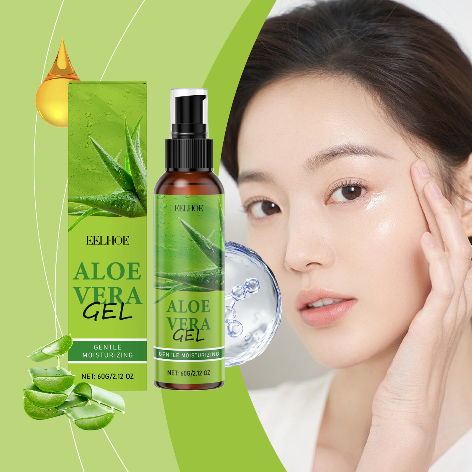 Gel Hidratante de Aloe Vera – Cuidado Natural para la Piel.