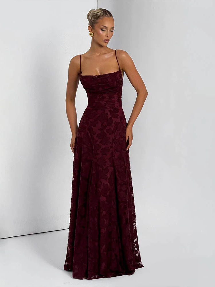 Vestido Largo Elegante Floral para Mujer – Ideal para Fiestas y Eventos.