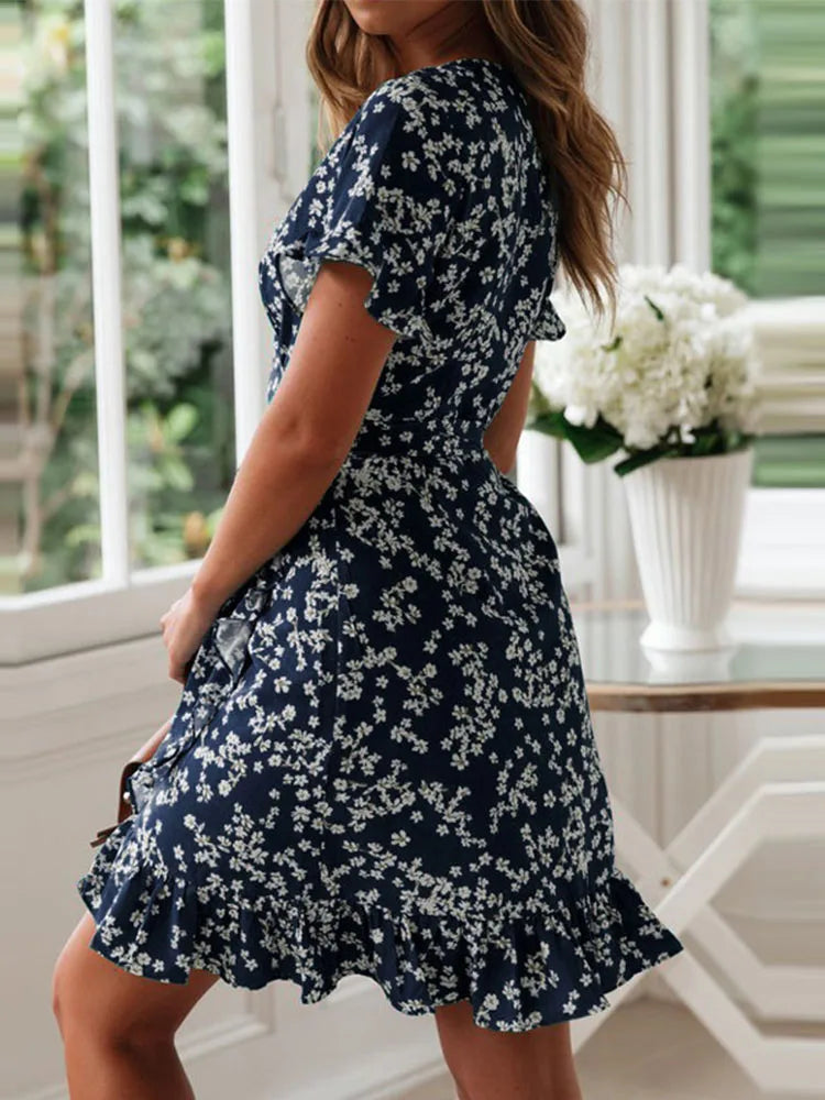 Vestido Valentina – Vestido Floral Bohemio para Mujer.