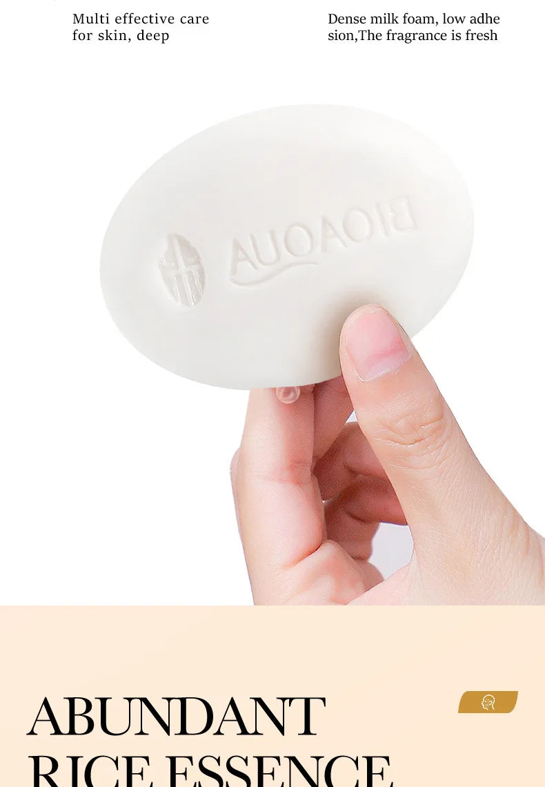 👉 Jabón de Arroz Hidratante para Rostro y Cuerpo.
