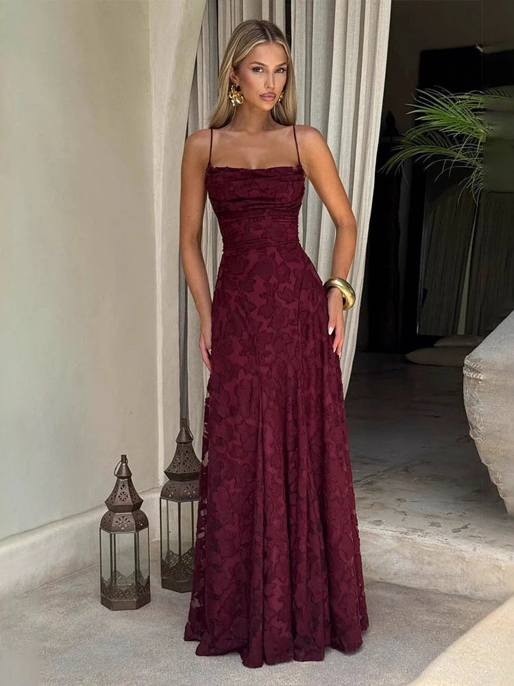 Vestido Largo Elegante Floral para Mujer – Ideal para Fiestas y Eventos.