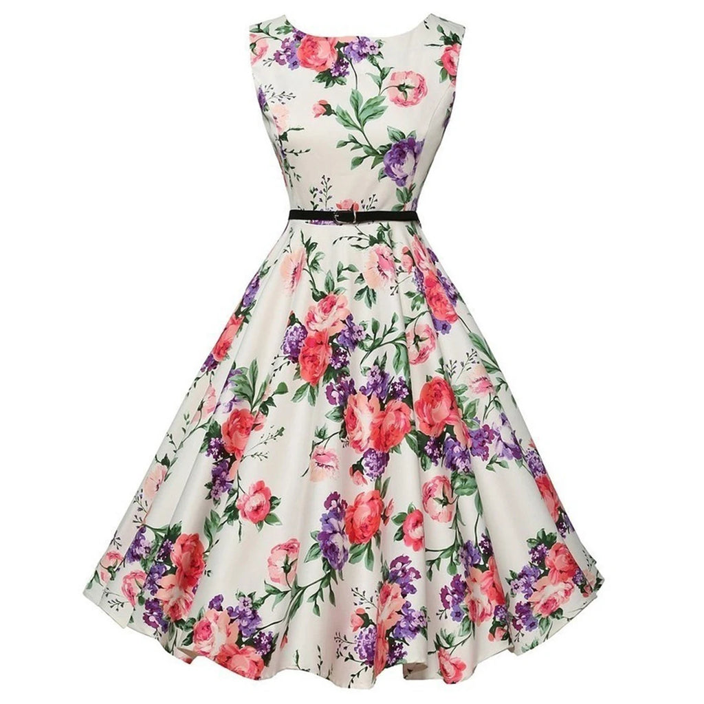 Vestido Isabella – Vestido Floral Vintage para Mujer.