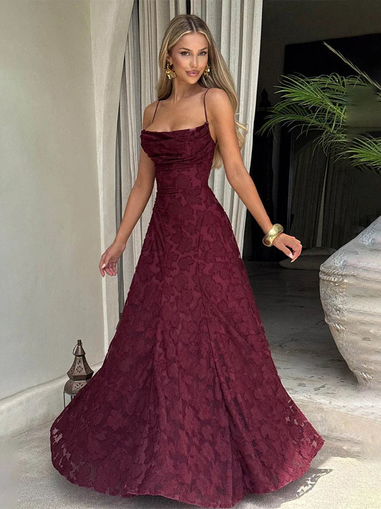 Vestido Largo Elegante Floral para Mujer – Ideal para Fiestas y Eventos.