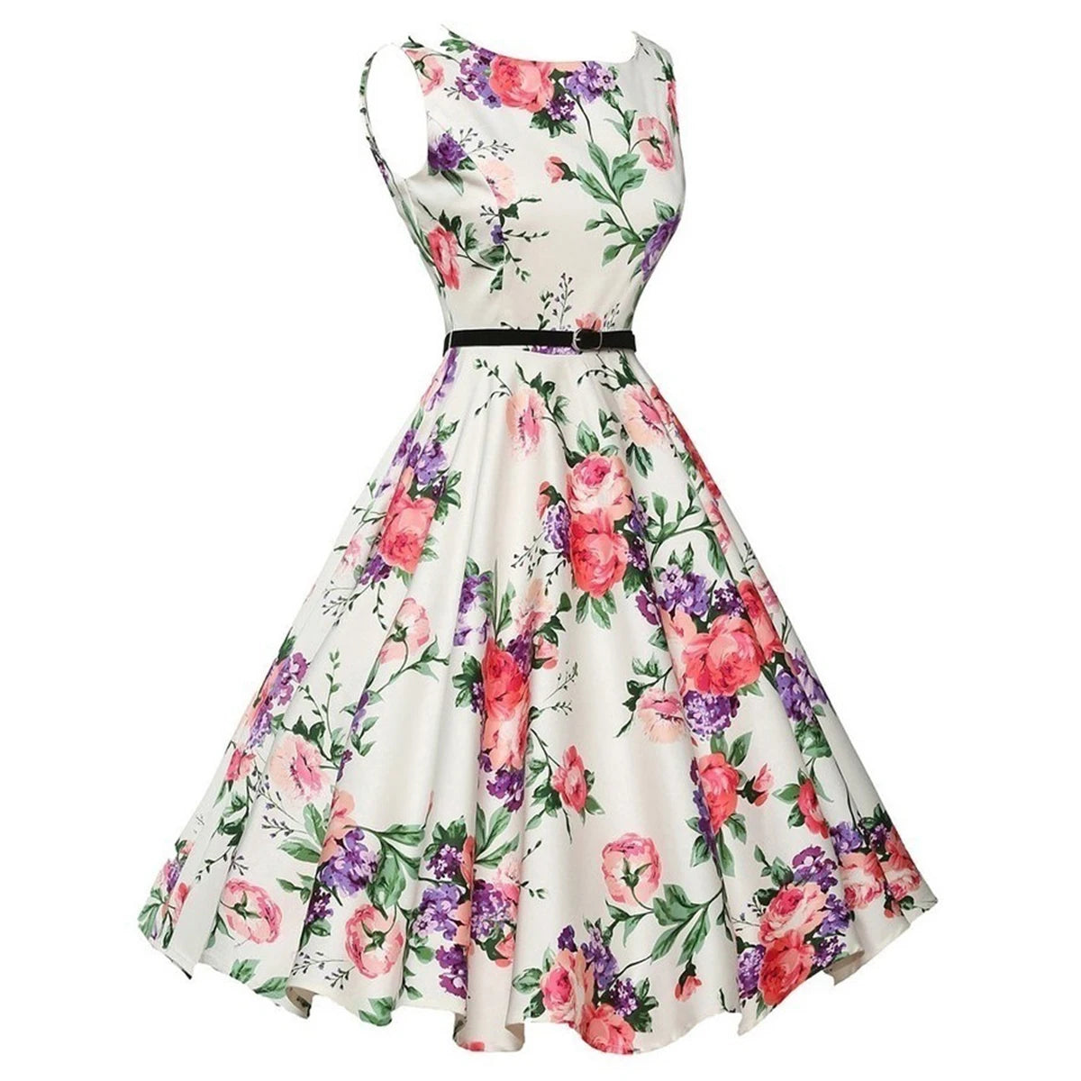 Vestido Isabella – Vestido Floral Vintage para Mujer.