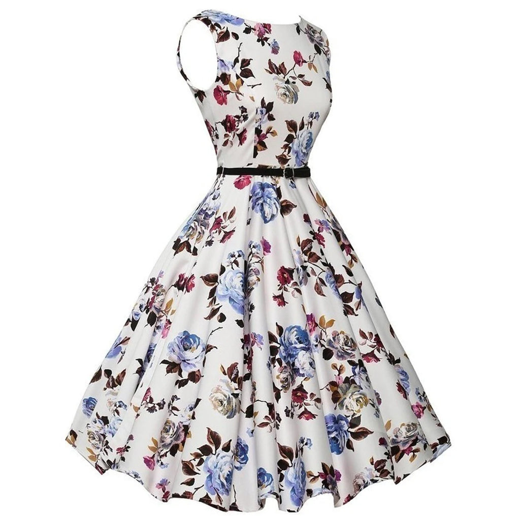 Vestido Isabella – Vestido Floral Vintage para Mujer.