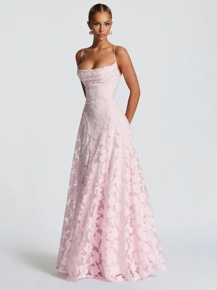 Vestido Largo Elegante Floral para Mujer – Ideal para Fiestas y Eventos.