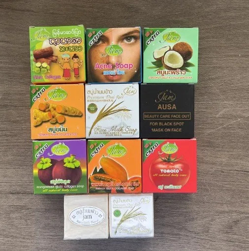 Pack de 3 Jabones de Arroz Hidratante – Limpieza Profunda y Piel Suave